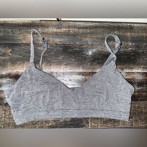 Gray Sports Bra